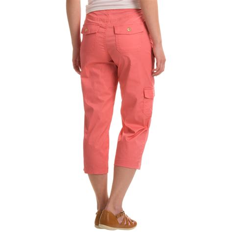 women's cotton capris